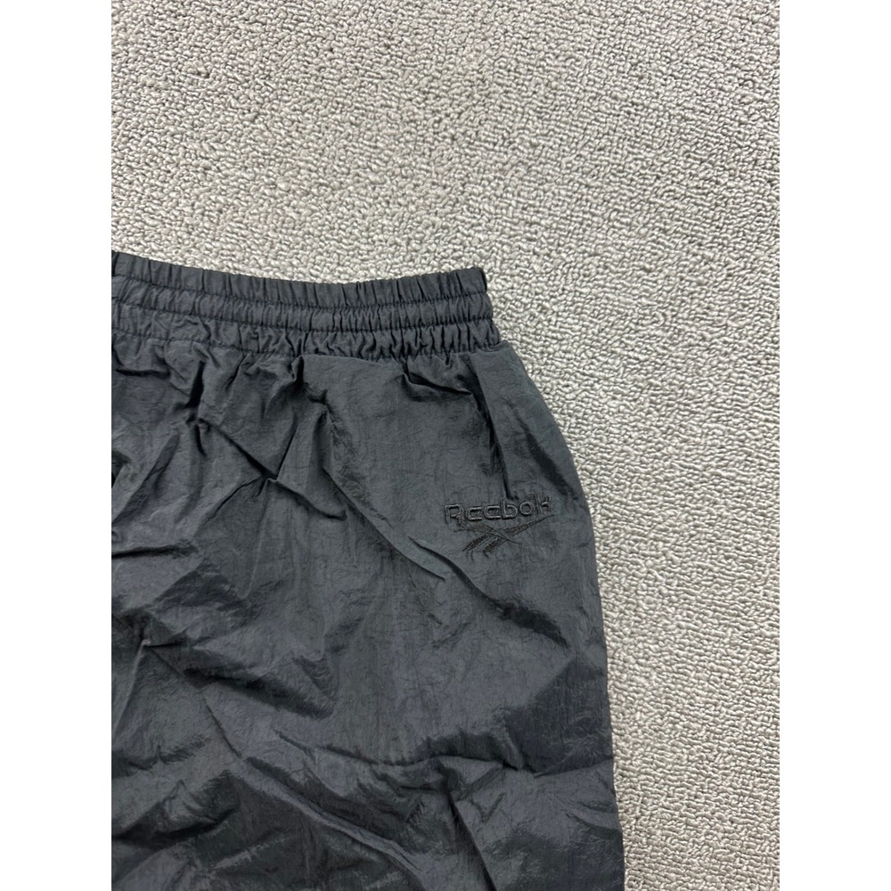 Vintage Reebok Track Pants Men‎ S Black Colorblock Shell Sporty Activewear Y2K - Picture 8 of 8